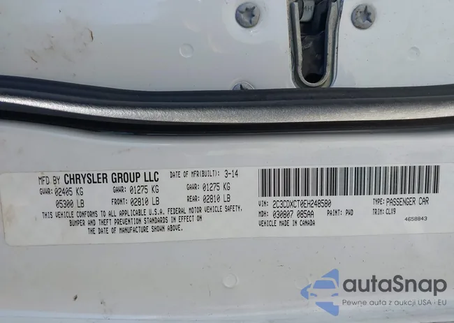 2C3CDXCT0EH248580: 43434033