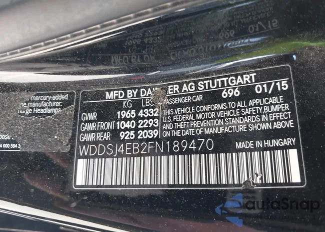 WDDSJ4EB2FN189470: 43433355