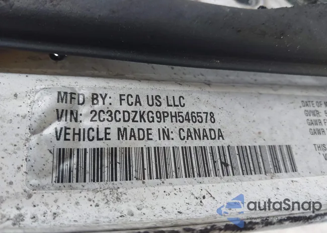 2C3CDZKG9PH546578: 43433406