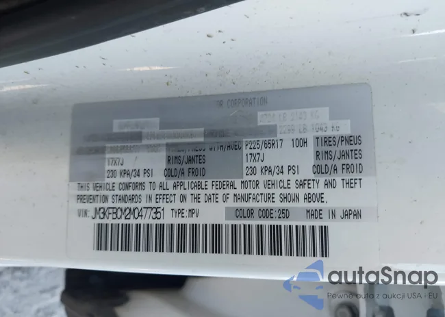 JM3KFBCM2M0477351: 43433490