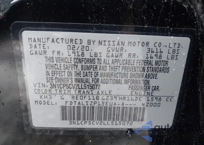 3N1CP5CV2LL515072: 43434852