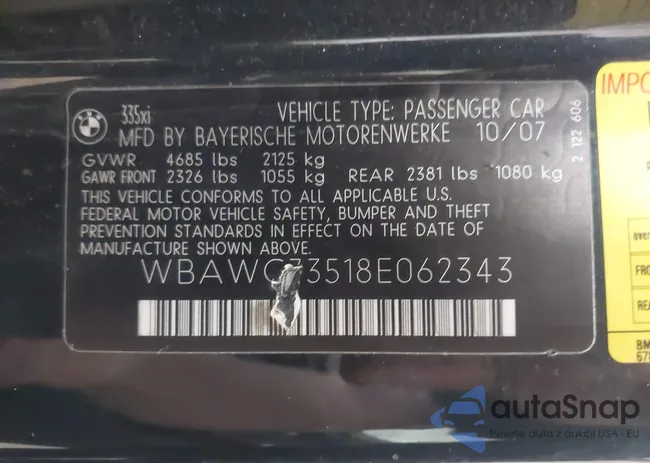 WBAWC73518E062343: 43434912