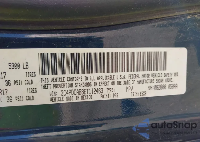 3C4PDCAB8ET112463: 43434948