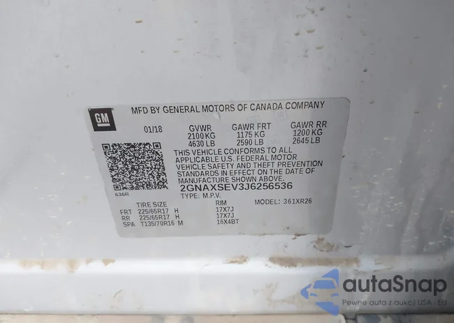 2GNAXSEV3J6256536: 43434174