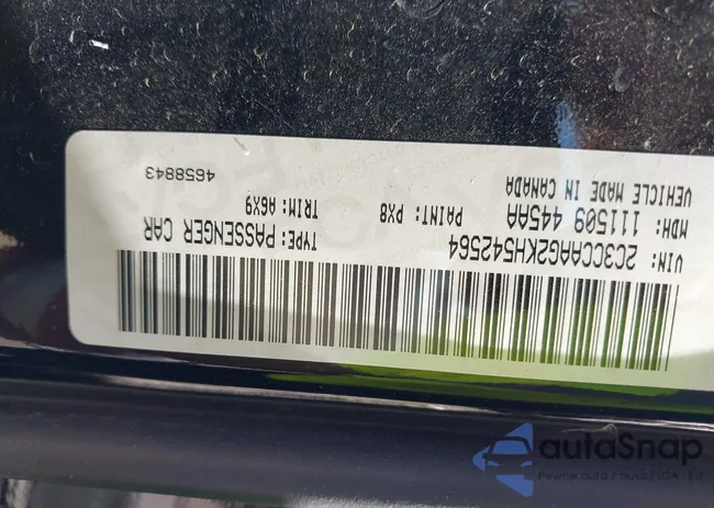 2C3CCAAG2KH542564: 43435581