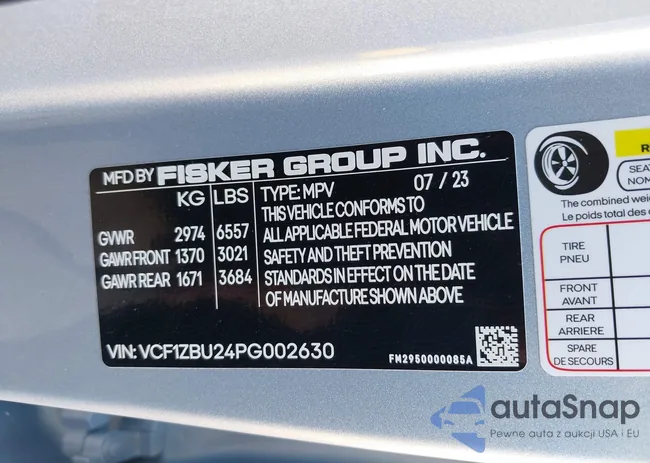 VCF1ZBU24PG002630: 43435610