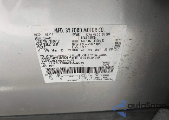 1FM5K7B86EGA42940: 43435791