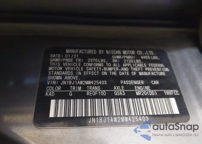 JN1BJ1AW2MW425403: 43436006