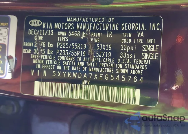 5XYKWDA7XEG545764: 43435199