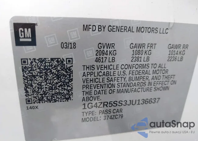 1G4ZR5SS3JU136637: 43436664