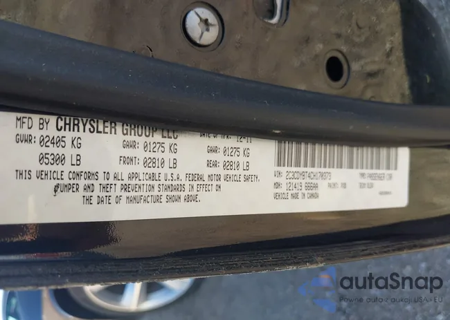 2C3CDYBT4CH170373: 43436668