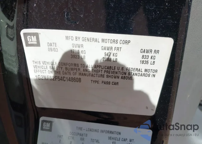 1G2NF52F54C148608: 43436732