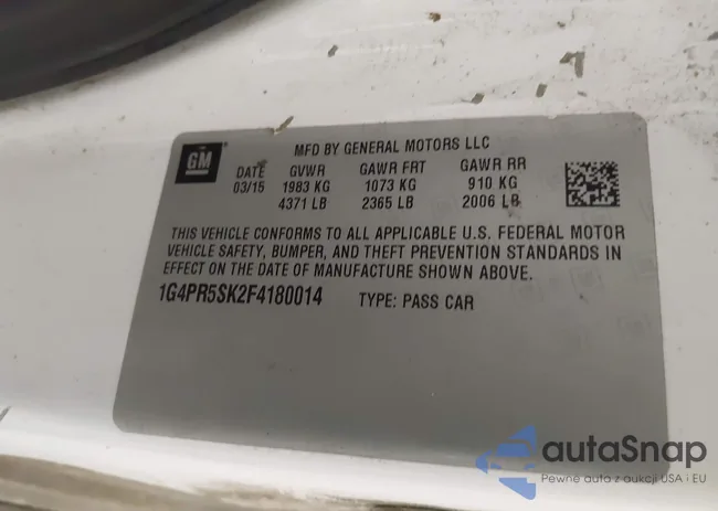 1G4PR5SK2F4180014: 43436805