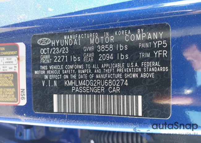 KMHLM4DG2RU680274: 43436817