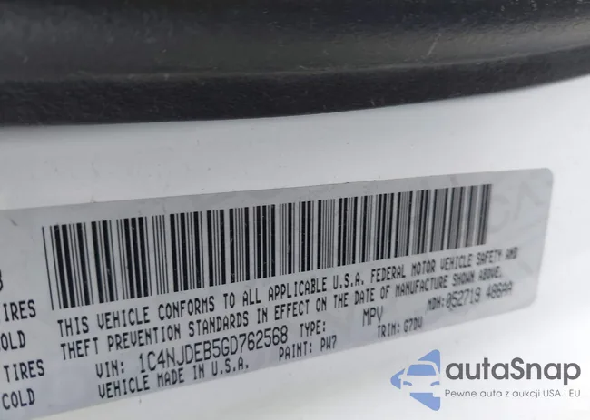 1C4NJDEB5GD762568: 43437672