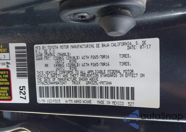 3TMAZ5CN4HM047247: 43437775