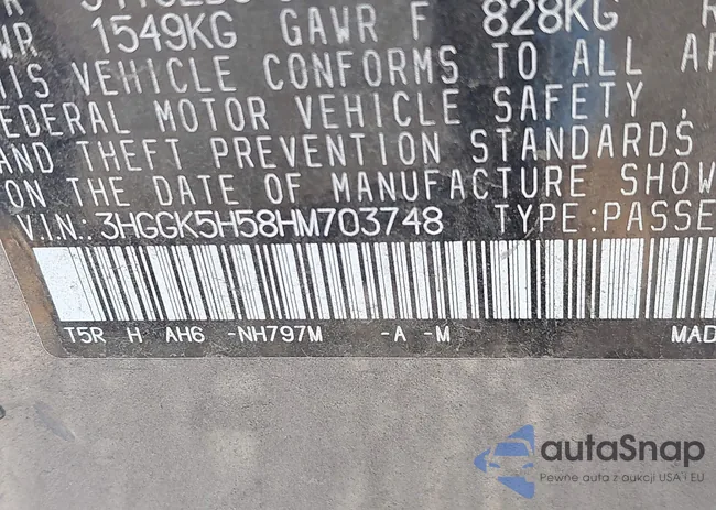 3HGGK5H58HM703748: 43437911