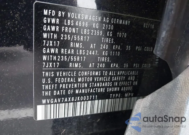 WVGAV7AX8JK003711: 43437982