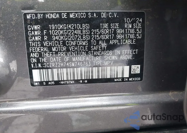 3CZRZ2H74SM746763: 43437997