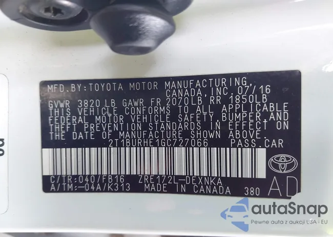 2T1BURHE1GC727066: 43438004
