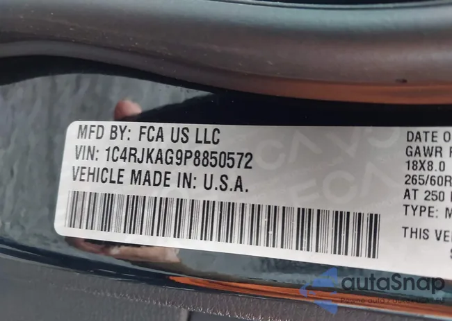 1C4RJKAG9P8850572: 43438023