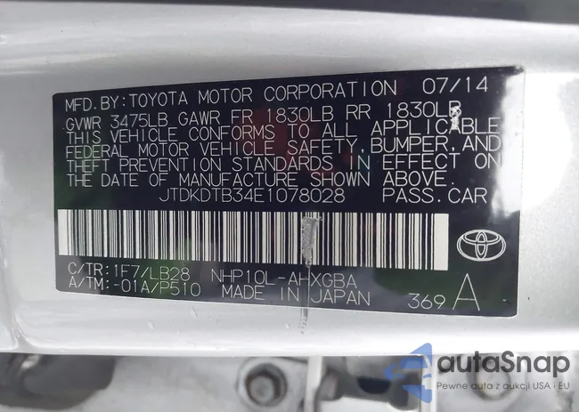 JTDKDTB34E1078028: 43437460