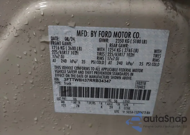 3FTTW8H37RRB34347: 43438566