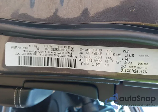 1C4RJFBG3HC807513: 43438676