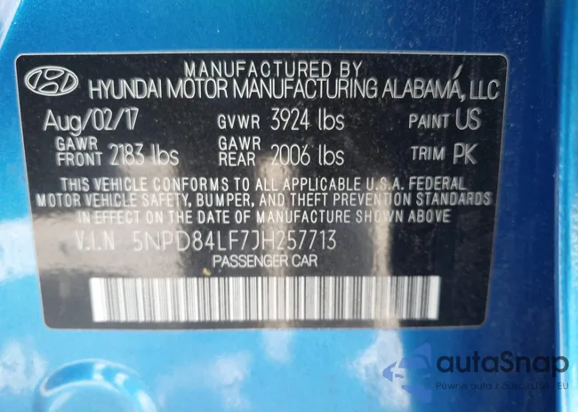 5NPD84LF7JH257713: 43438751