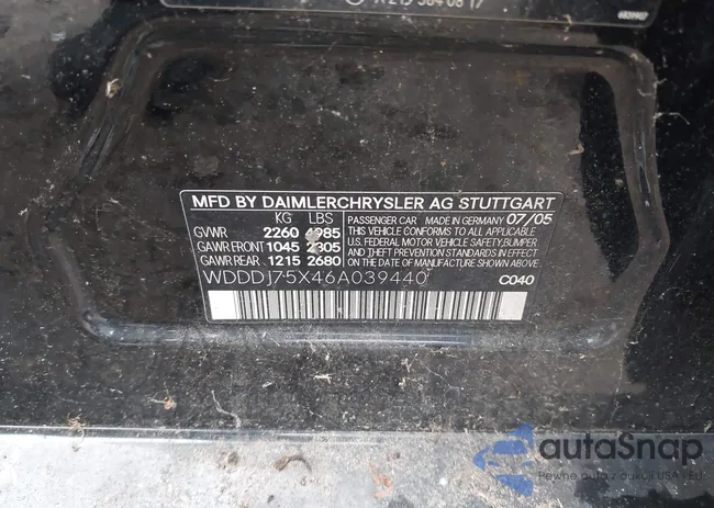 WDDDJ75X46A039440: 43438804