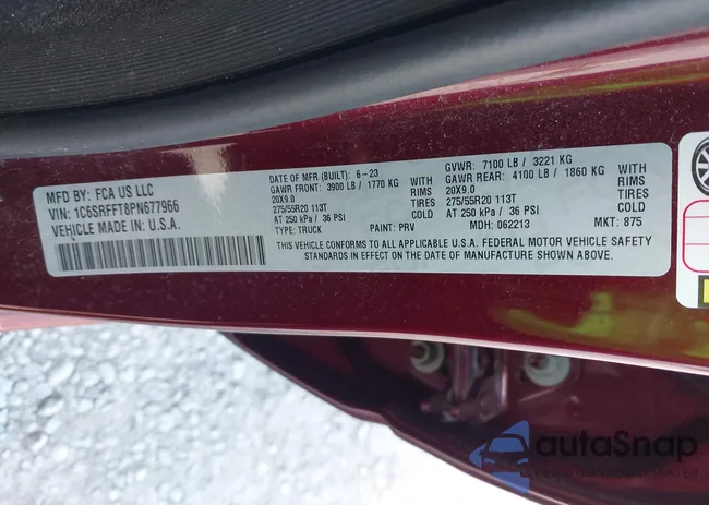 1C6SRFFT8PN677966: 43438972