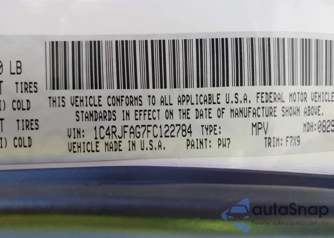 1C4RJFAG7FC122784: 43438452