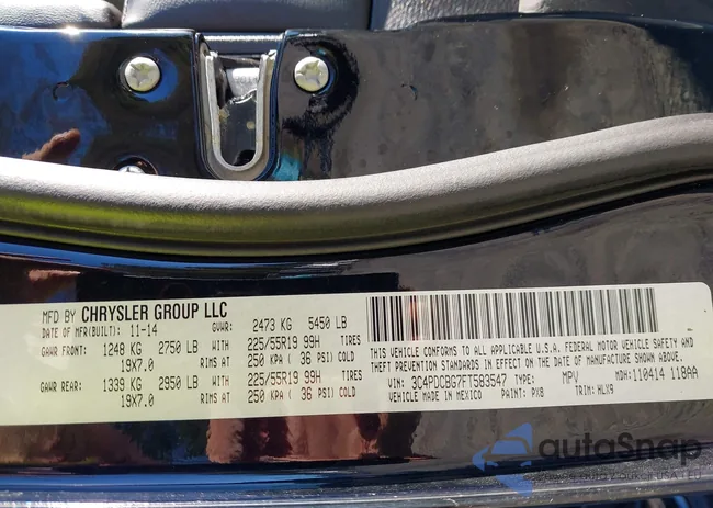 3C4PDCBG7FT583547: 43438520