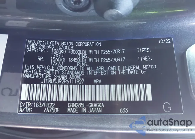 JTEMU5JR2P6111927: 43439701