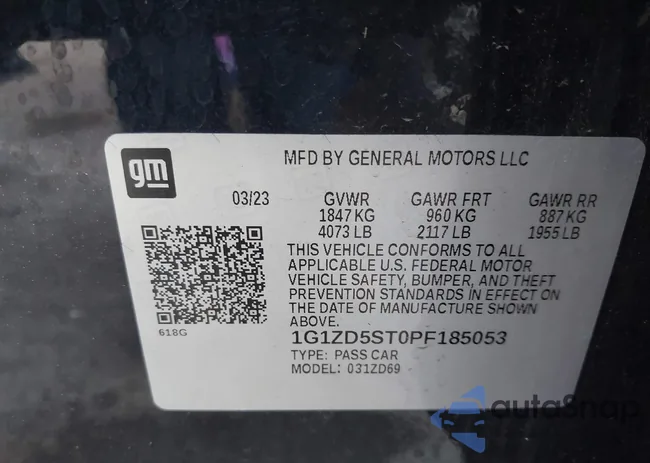 1G1ZD5ST0PF185053: 43439169