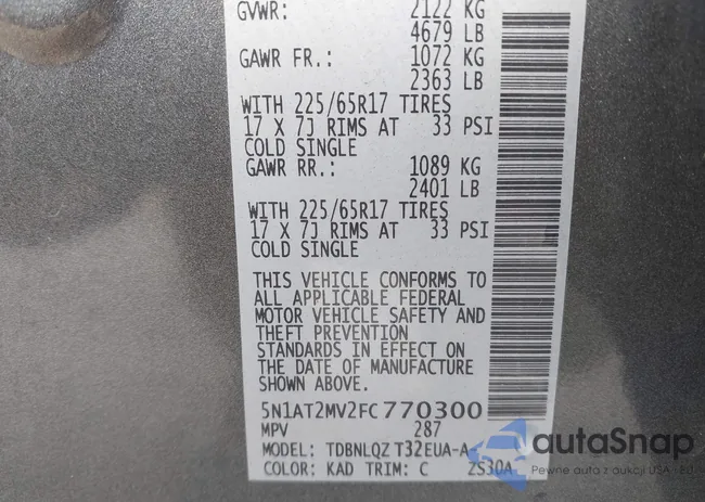 5N1AT2MV2FC770300: 43439207