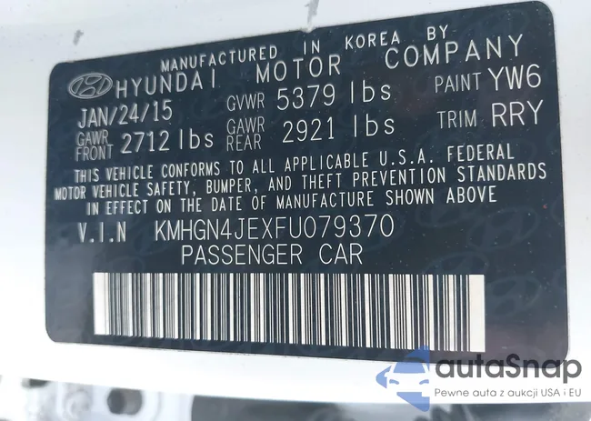 KMHGN4JEXFU079370: 43439395