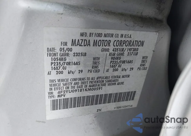 4F2YU09181KM00591: 43439458