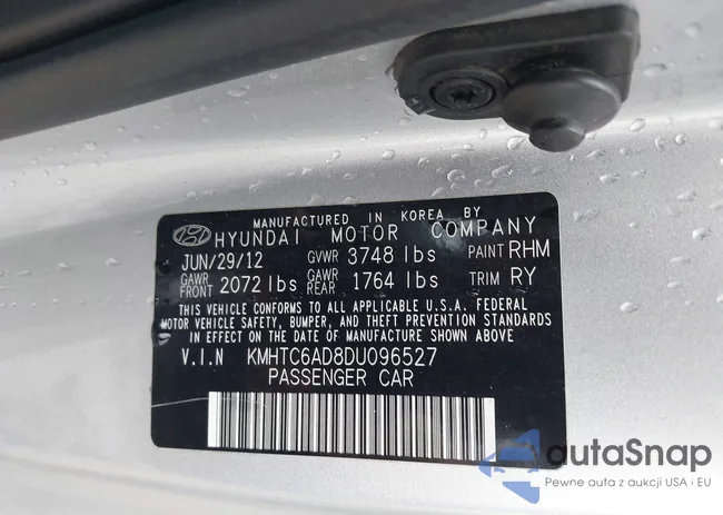 KMHTC6AD8DU096527: 43440662