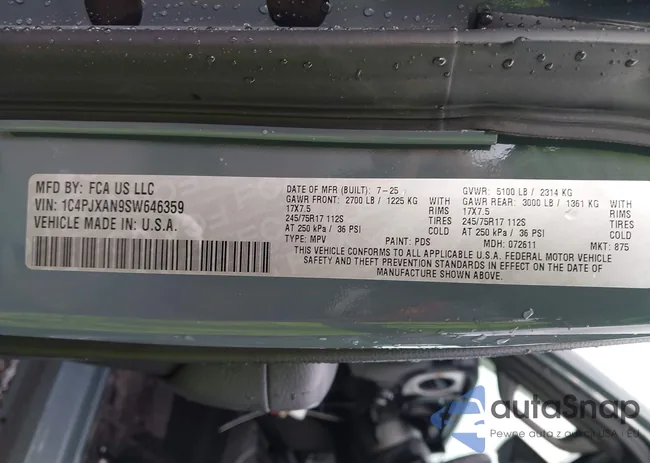 1C4PJXAN9SW646359: 43440673