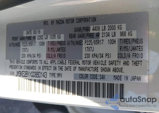 JM3KE2BYXG0860143: 43440842