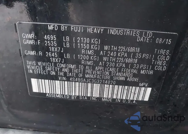 4S4BSAJC3G3214020: 43440864