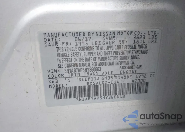 3N1AB7AP5HY360663: 43440879