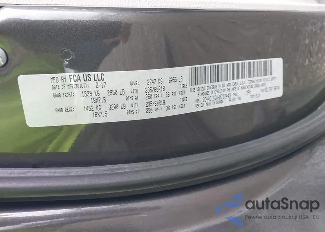 2C4RC1EG4HR712443: 43440893