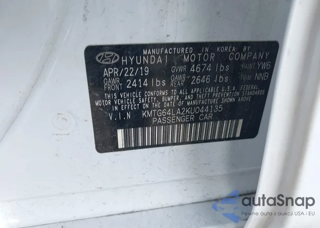 KMTG64LA2KU044135: 43440900