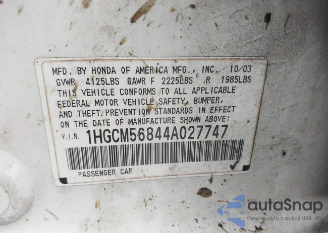 1HGCM56844A027747: 43441038