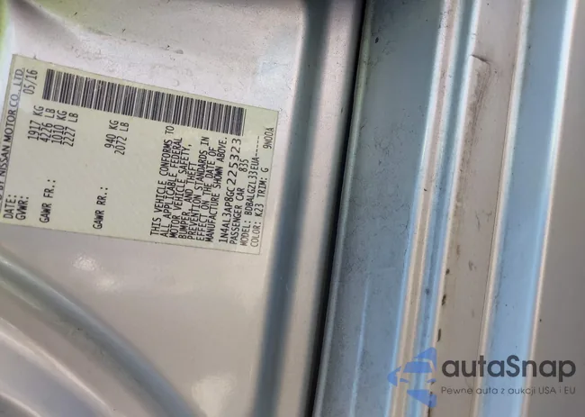 1N4AL3AP8GC225323: 43441147