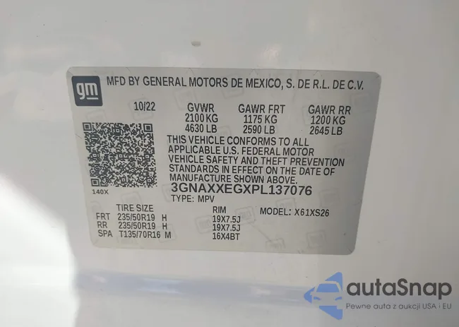 3GNAXXEGXPL137076: 43440462