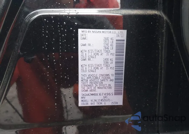 5N1AR2MM8DC674965: 43441770