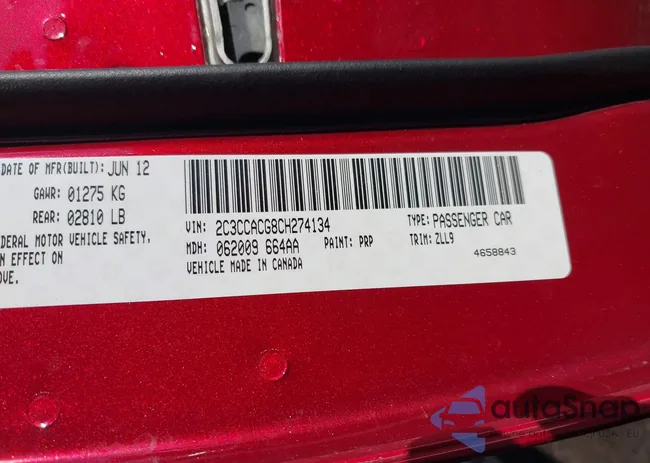 2C3CCACG8CH274134: 43441782